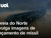 Coreia do Norte divulga imagens de lançamento de míssil e promete apoio à Rússia; veja