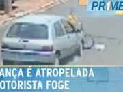Criança é atropelada enquanto voltava da escola no interior de SP; veja