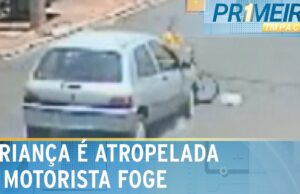 Criança é atropelada enquanto voltava da escola no interior de SP; veja