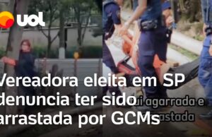 Vereadora eleita denuncia crime ambiental e é arrastada por GCMs em protesto em SP; veja