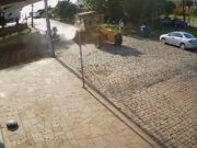 Pneu de patrola explode e carro é destruído em Casca no Rio Grande do Sul; veja