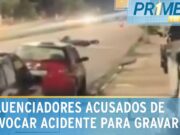 Influenciadores são acusados de forjar acidente para gravação em Manaus; veja