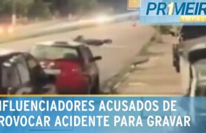 Influenciadores são acusados de forjar acidente para gravação em Manaus; veja