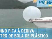 Criança dentro de bola de plástico fica à deriva em alto-mar no litoral de SP