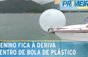 Criança dentro de bola de plástico fica à deriva em alto-mar no litoral de SP