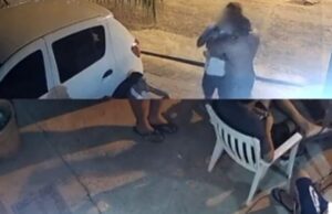 Vídeo flagra tenente da PM agredindo adolescente em condomínio de Cuiabá
