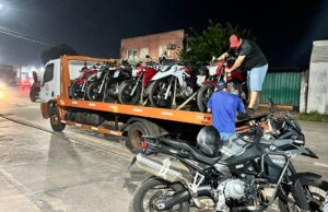 PM frusta mais uma tentativa de ‘rolezinho’ e apreende moto roubada em Cuiabá