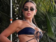 Ex-BBB Larissa Santos toma ducha ao ar livre em Noronha: ‘Mais um dia incrível’