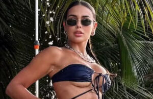 Ex-BBB Larissa Santos toma ducha ao ar livre em Noronha: ‘Mais um dia incrível’