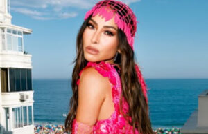 Sabrina Sato curte ensaio da Vila Isabel e beija muito Nicolas Prattes: ‘Carnaval 2025’