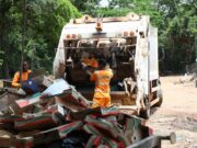 Cuiabá remove mais de 10 toneladas de entulho no Mercado do Porto e aquário