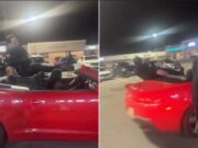 Policial sofre grave queda ao tentar prender mulher nos EUA; veja