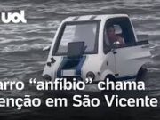 Carro ou barco? Veículo chama atenção nas redes sociais e vira alvo da polícia