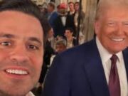 “Salve o Brasil”, diz Pablo Marçal em encontro com o presidente dos EUA Donald Trump