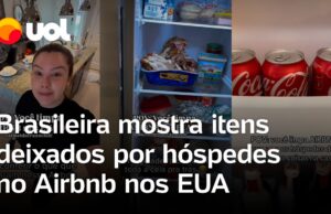 Brasileira faz faxina em Airbnb nos EUA e mostra itens e alimentos deixados por hóspedes