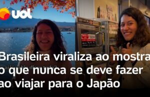 Brasileira viaja para o Japão e viraliza ao mostrar o que não se deve fazer no país