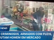 Criminosos executam homem dentro de mercado no interior de SP; veja