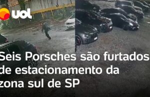 Seis veículos Porsche são furtados em estacionamento em área nobre de SP