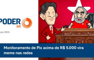 Monitoramento de Pix acima de R$ 5.000,00 vira meme nas redes sociais