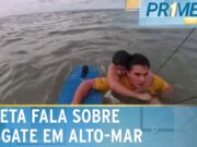 Atleta testa equipamento, ouve gritos e salva adolescente em alto mar