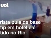 Turista chileno pula de base jump de hotel em Copacabana e é detido; veja
