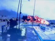 Veja momento da queda e explosão da aeronave no litoral de São Paulo