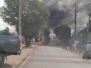 Sem água, moradores de VG protestam e ateiam fogo em pneus