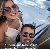 ‘Queria que fosse só um pesadelo’, diz companheira de advogado morto em queda de avião