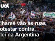 Protesto na Argentina: Milhares de manifestantes tomam ruas contra falas de Milei