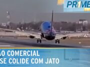 Avião comercial quase colide com jato em aeroporto de Chicago (EUA)