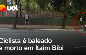 Ciclista é baleado na cabeça por dupla em uma moto em SP; veja