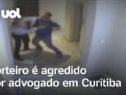 Advogado agride porteiro após irmã ficar presa em elevador no PR; veja
