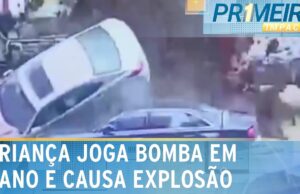 Menino causa grande explosão ao brincar com fogos de artifício; veja