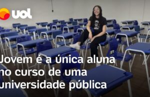Jovem é a única aluna em curso de universidade e viraliza ao mostrar sua rotina
