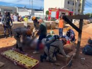 Trabalhadores ficam intoxicados ao inalar gases em obra de reservatório no interior