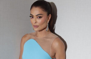 Juliana Paes usa look poderoso com fenda poderosa em SP: ‘Linda demais!’