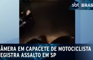 Motociclista grava o próprio assalto na zona leste de São Paulo; veja
