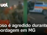 Idoso é agredido durante abordagem da PM em Santa Juliana em MG; veja