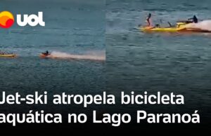 Jet-ski em alta velocidade atinge adolescentes no Lago Paranoá, em Brasília; veja