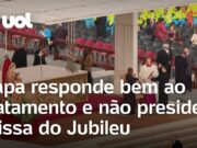 Papa responde bem ao tratamento, mas não preside missa do Jubileu do Mundo do Voluntariado