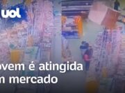 Cliente sofre fratura e desmaia ao ser atingida por carga de leite condensado em mercado