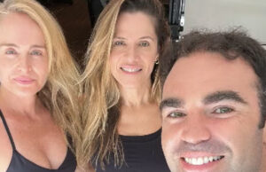 Angélica e Ingrid Guimarães são flagradas batendo papo durante treino: ‘Fofoqueira’