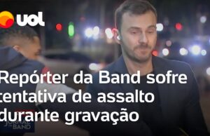 Repórter da Band sofre tentativa de assalto enquanto estava ao vivo; veja
