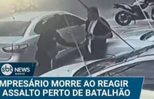 Empresário é morto ao reagir a assalto perto de batalhão da PM no RJ