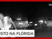 Policiais escapam por pouco de serem atropelados em estrada nos EUA; veja