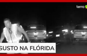 Policiais escapam por pouco de serem atropelados em estrada nos EUA; veja