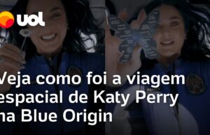 Katy Perry no espaço: Blue Origin divulga vídeos de tripulação em cápsula no espaço