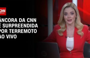 Jornalista Turca mantém a calma durante terremoto ao vivo: ‘liga para a minha mãe’