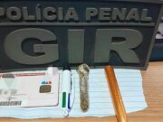 Advogado é flagrado tentando entregar maconha para preso PCE