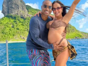 Carol Peixinho exibe barriguinha durante passeio por Noronha: ‘Realmente mágica!!!’